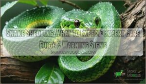 snake shedding what to expect