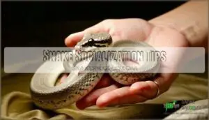 snake socialization tips