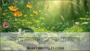 snake species found in meadows