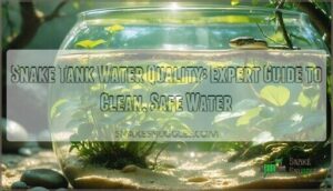 snake tank water quality
