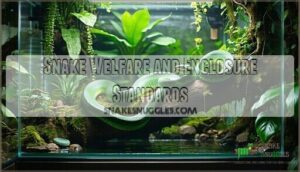 snake welfare and enclosure standards