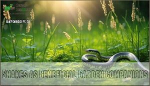 snakes as beneficial garden companions