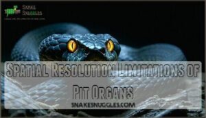 spatial resolution limitations of pit organs