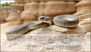 species of snakes found in the sahara desert