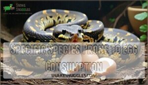 specific species prone to egg consumption