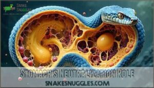 stomach's neutralization role