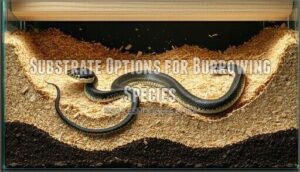 substrate options for burrowing species