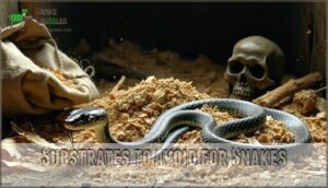 substrates to avoid for snakes
