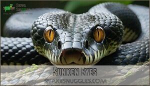 sunken eyes