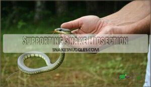 supporting snake midsection
