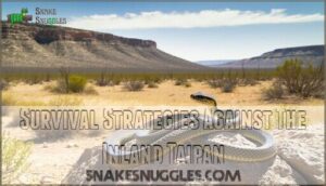 survival strategies against the inland taipan