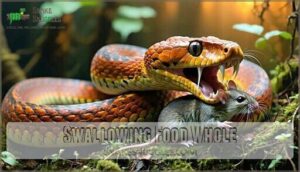 swallowing food whole