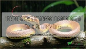 temperament changes throughout a corn snake's life