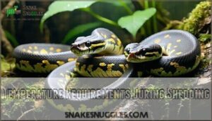 temperature requirements during shedding