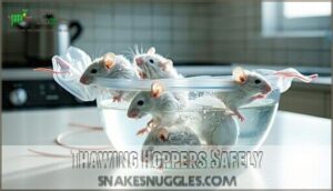 thawing hoppers safely
