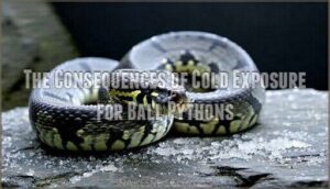 the consequences of cold exposure for ball pythons
