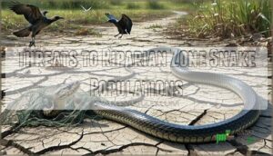 threats to riparian zone snake populations