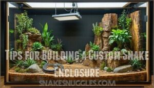 tips for building a custom snake enclosure