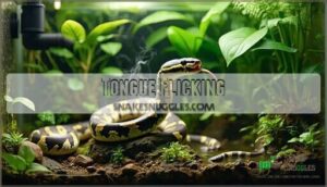 tongue flicking