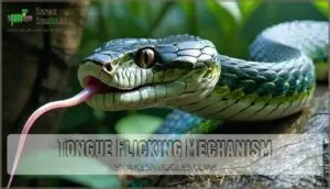 tongue flicking mechanism tongue flicking mechanism