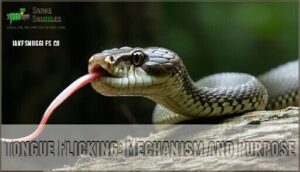 tongue flicking: mechanism and purpose