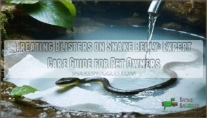 treating blisters on snake belly