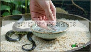 treating dehydrated snakes