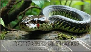 treating snake skin infections