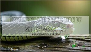 treatment and prevention of snake parasites