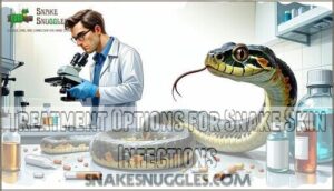 treatment options for snake skin infections