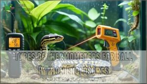 types of thermometers for ball python enclosures