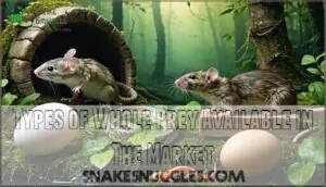 types of whole prey available in the market types of whole prey available in the market