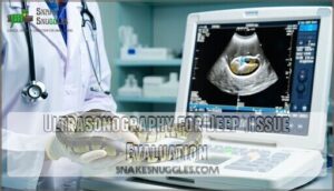 ultrasonography for deep tissue evaluation