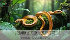 unique snake behaviors