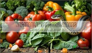vegetable risks for snakes