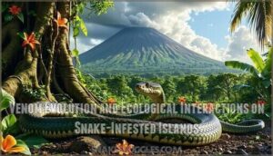 venom evolution and ecological interactions on snake-infested islands