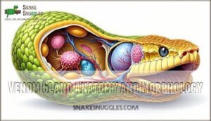 venom gland anatomy and morphology