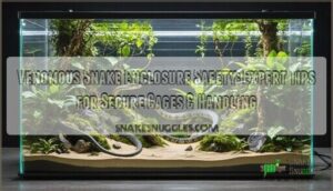 venomous snake enclosure safety