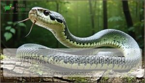 ventral scales size and shape