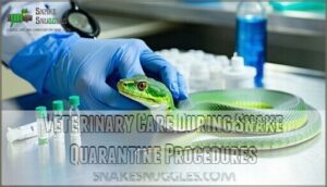 veterinary care during snake quarantine procedures