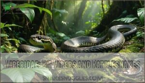 viperidae: pit vipers and rattlesnakes