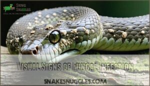visual signs of fungal infection