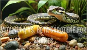 vitamin a vs. beta carotene for snakes vitamin a vs. beta carotene for snakes