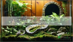 vivarium size and type
