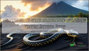 volcanic island snake colonization