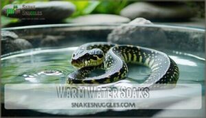 warm water soaks