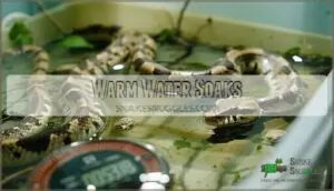 warm water soaks warm water soaks
