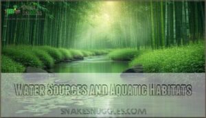 water sources and aquatic habitats