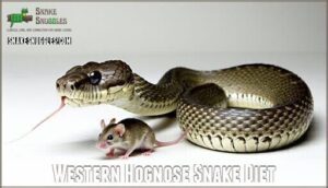 western hognose snake diet