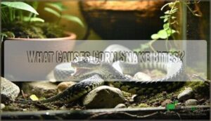 what causes corn snake bites
